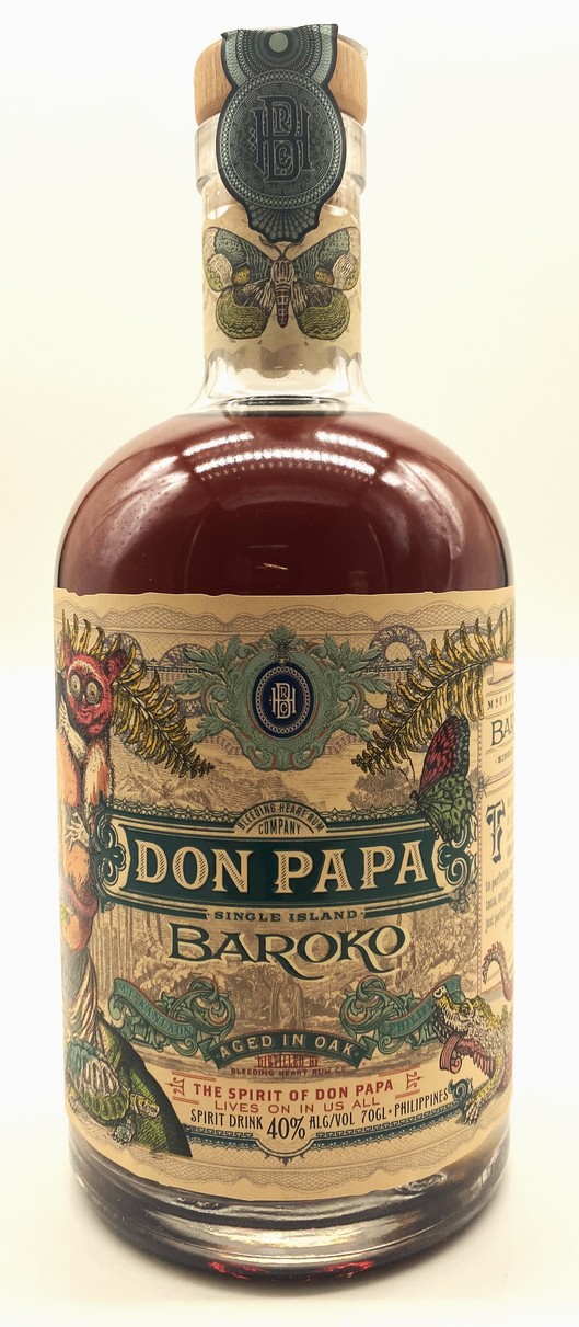 Don Papa Baroko Rum 0,70L - Rum Autre - Rums