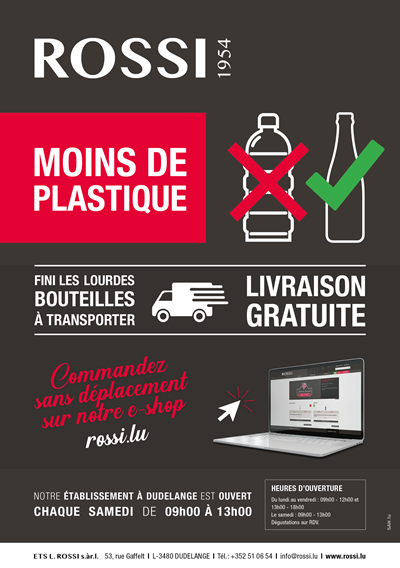 Livraison gratuite - Moins de plastique !