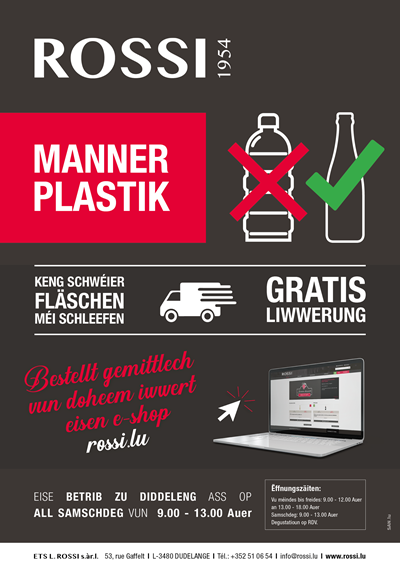 Livraison gratuite - Moins de plastique !